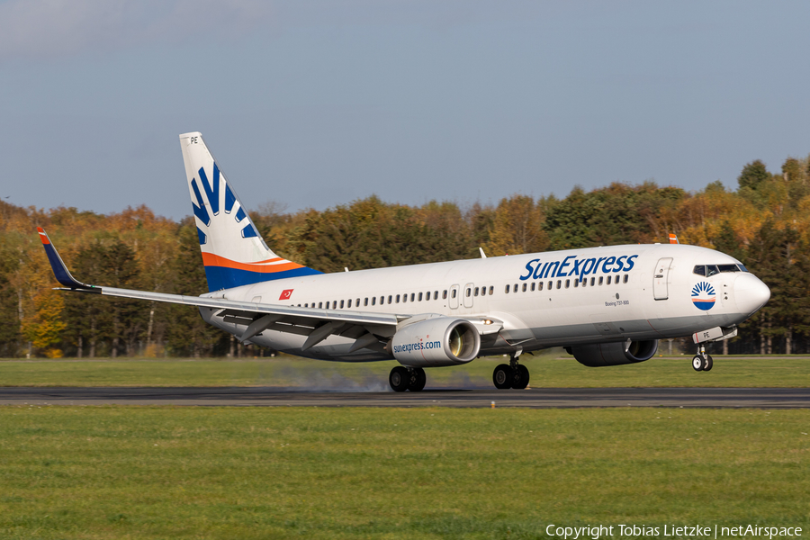 SunExpress Boeing 737-8HC (TC-SPE) | Photo 409008
