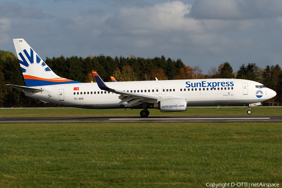 SunExpress Boeing 737-8HC (TC-SPE) | Photo 409019