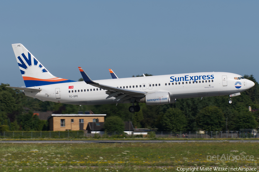 SunExpress Boeing 737-8HC (TC-SPE) | Photo 464745