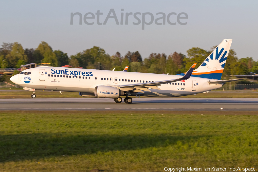 SunExpress Boeing 737-8HC (TC-SPE) | Photo 521419