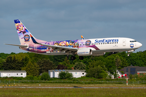 SunExpress Boeing 737-8HC (TC-SPE) at  Hamburg - Fuhlsbuettel (Helmut Schmidt), Germany