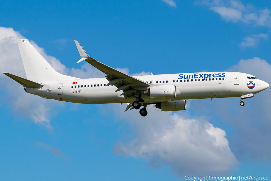 SunExpress Boeing 737-8K5 (TC-SPF) | Photo 456826