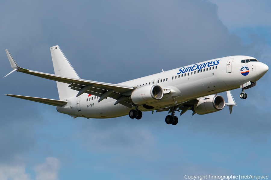 SunExpress Boeing 737-8K5 (TC-SPF) | Photo 457581