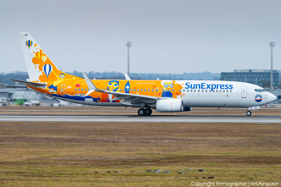 SunExpress Boeing 737-8K5 (TC-SPF) | Photo 672943