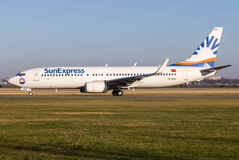 SunExpress Boeing 737-8MA (TC-SPO) at  Amsterdam - Schiphol, Netherlands