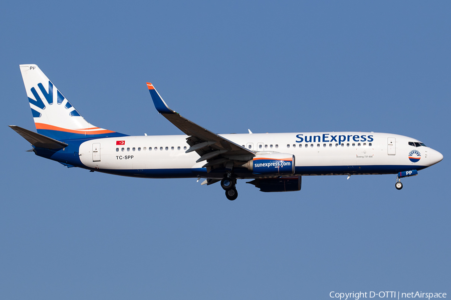SunExpress Boeing 737-8MA (TC-SPP) | Photo 638884