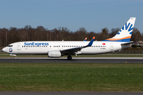 SunExpress Boeing 737-82R (TC-SPS) at  Hamburg - Fuhlsbuettel (Helmut Schmidt), Germany