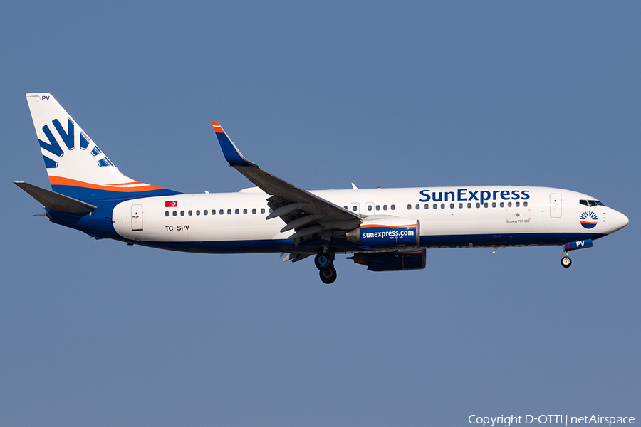 SunExpress Boeing 737-8JP (TC-SPV) | Photo 642632