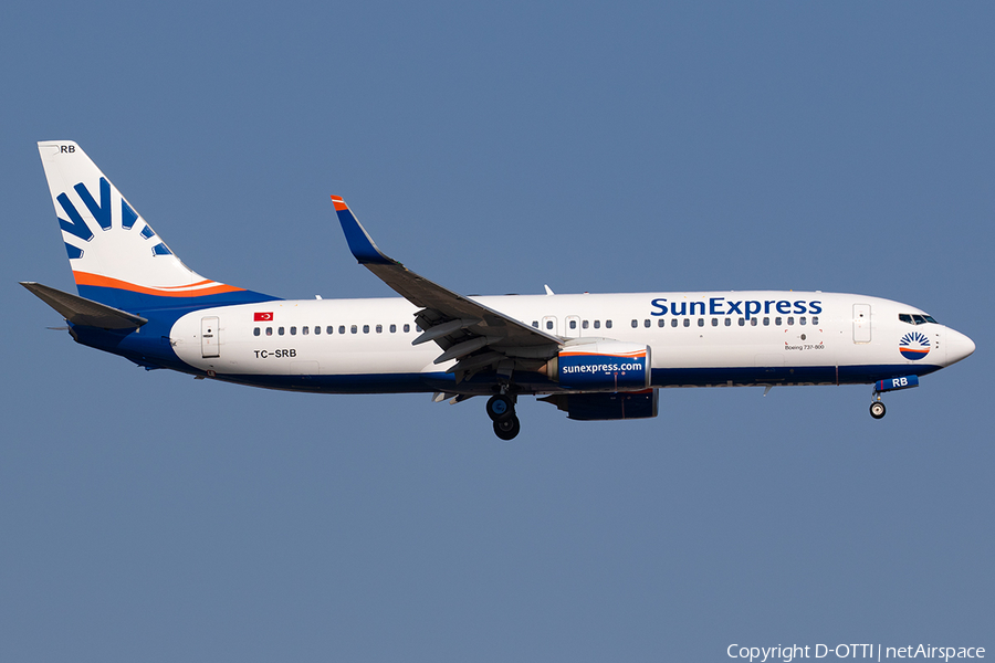 SunExpress Boeing 737-8AL (TC-SRB) | Photo 642535