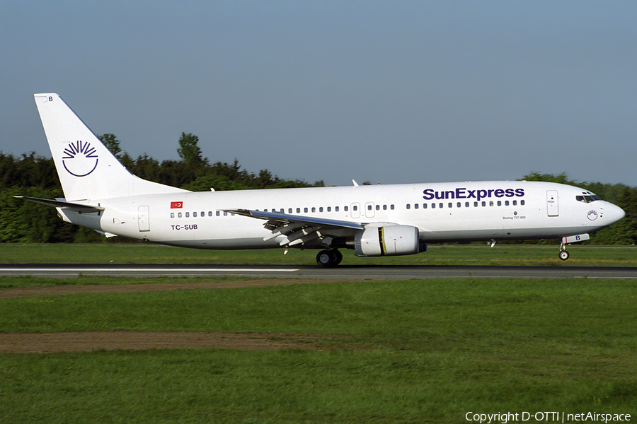 SunExpress Boeing 737-86N (TC-SUB) | Photo 469427