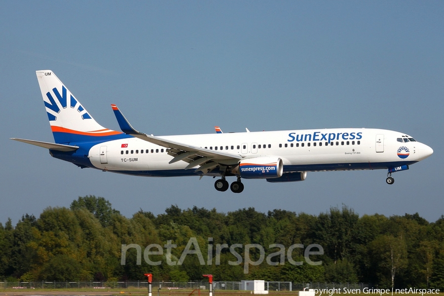 SunExpress Boeing 737-85F (TC-SUM) | Photo 32569