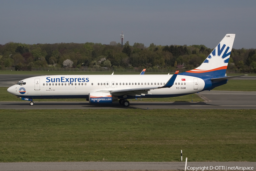 SunExpress Boeing 737-85F (TC-SUM) | Photo 408138