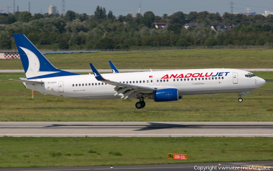 AnadoluJet Boeing 737-86Q (TC-SUO) | Photo 292664