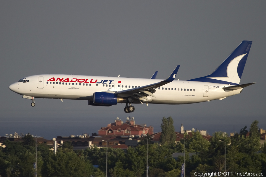 AnadoluJet Boeing 737-86Q (TC-SUO) | Photo 409636