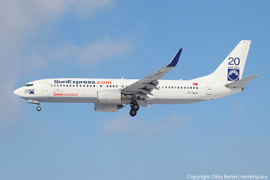 SunExpress Boeing 737-86N (TC-SUV) | Photo 36521