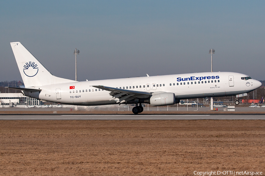 SunExpress Boeing 737-86N (TC-SUY) | Photo 237438