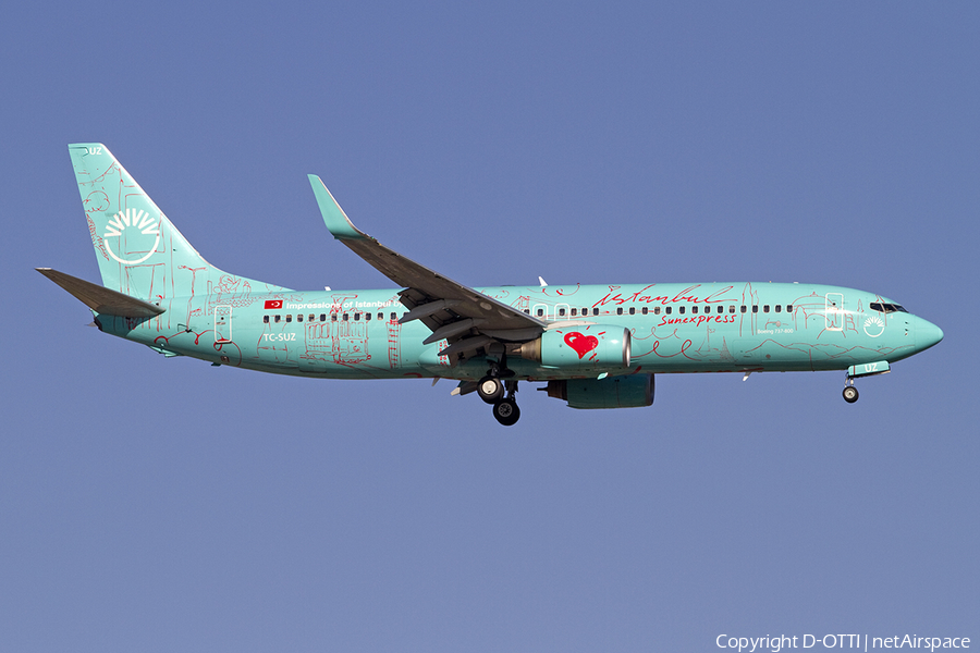 SunExpress Boeing 737-8HX (TC-SUZ) | Photo 391036