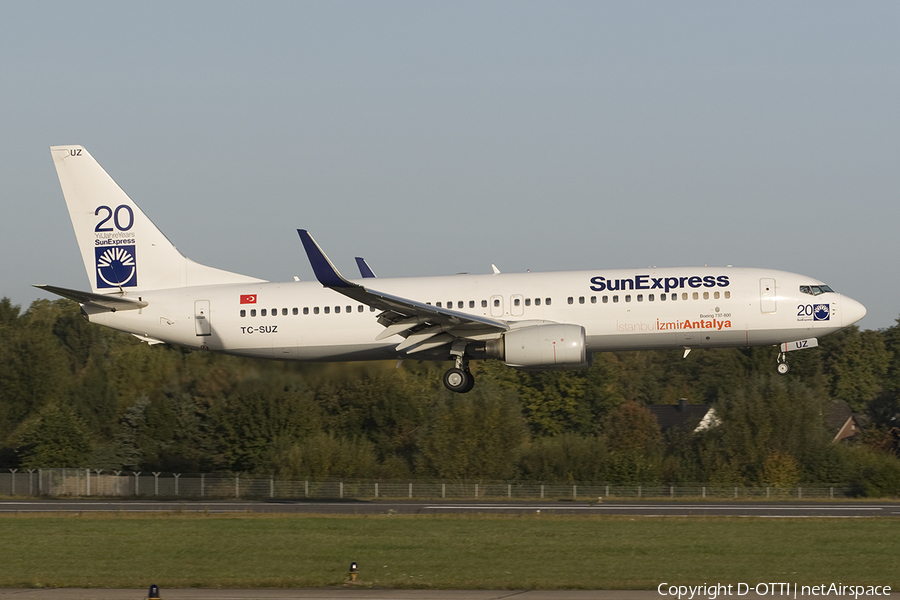 SunExpress Boeing 737-8HX (TC-SUZ) | Photo 278483