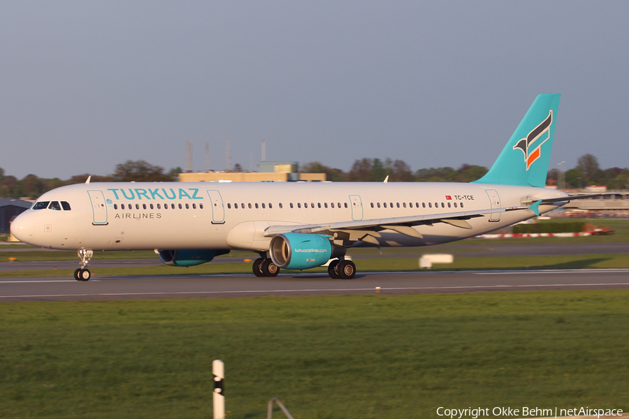 Turkuaz Airlines Airbus A321-211 (TC-TCE) | Photo 36459