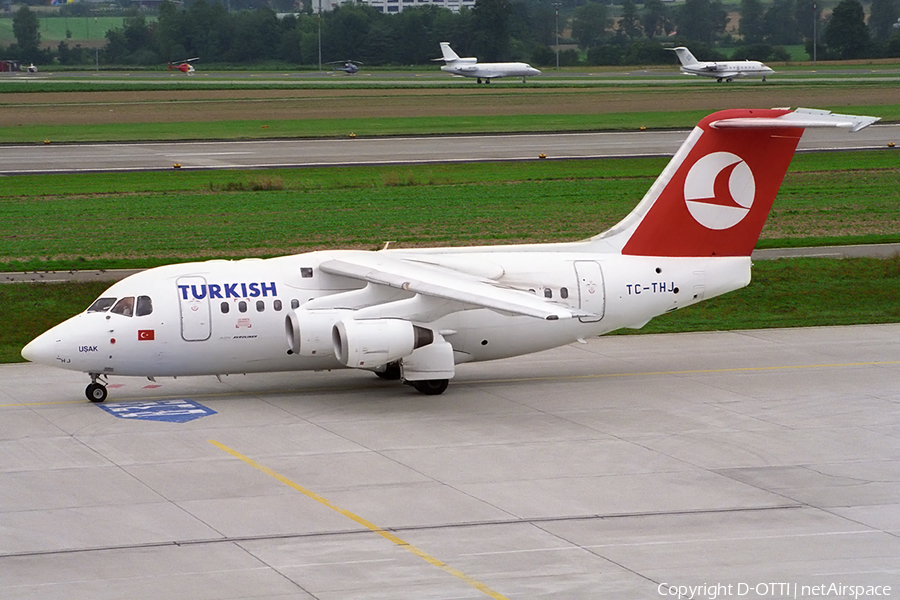 Turkish Airlines BAe Systems BAe-146-RJ70 (TC-THJ) | Photo 156347