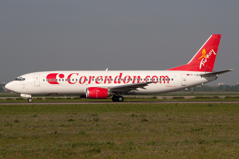 Corendon Airlines Boeing 737-4Q8 (TC-TJD) at  Amsterdam - Schiphol, Netherlands