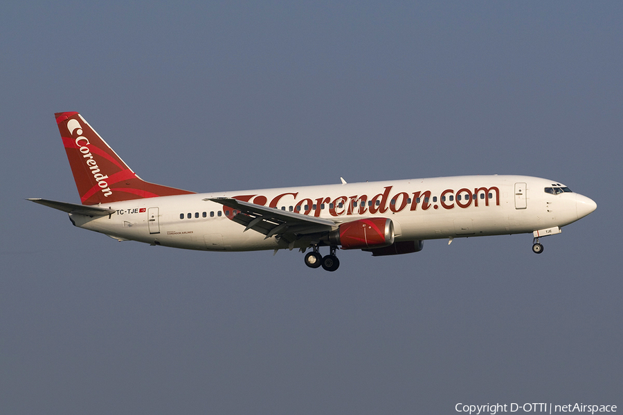 Corendon Airlines Boeing 737-4Y0 (TC-TJE) | Photo 277995