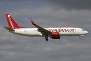 Corendon Airlines Boeing 737-86J (TC-TJG) at  Amsterdam - Schiphol, Netherlands