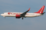 Corendon Airlines Boeing 737-86J (TC-TJH) at  Amsterdam - Schiphol, Netherlands
