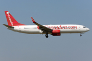 Corendon Airlines Boeing 737-86N (TC-TJO) at  Amsterdam - Schiphol, Netherlands