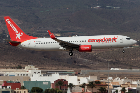 Corendon Airlines Boeing 737-86N (TC-TJO) at  Gran Canaria, Spain