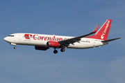 Corendon Airlines Boeing 737-8BK (TC-TJP) at  Amsterdam - Schiphol, Netherlands