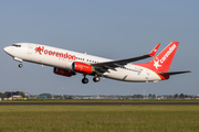 Corendon Airlines Boeing 737-81B (TC-TJS) at  Amsterdam - Schiphol, Netherlands