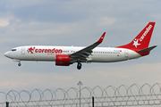 Corendon Airlines Boeing 737-8HC (TC-TJT) at  Berlin Brandenburg, Germany