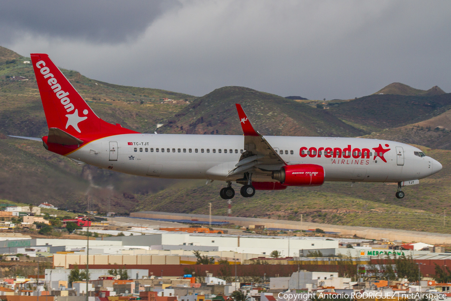 Corendon Airlines Boeing 737-8HC (TC-TJT) | Photo 312184