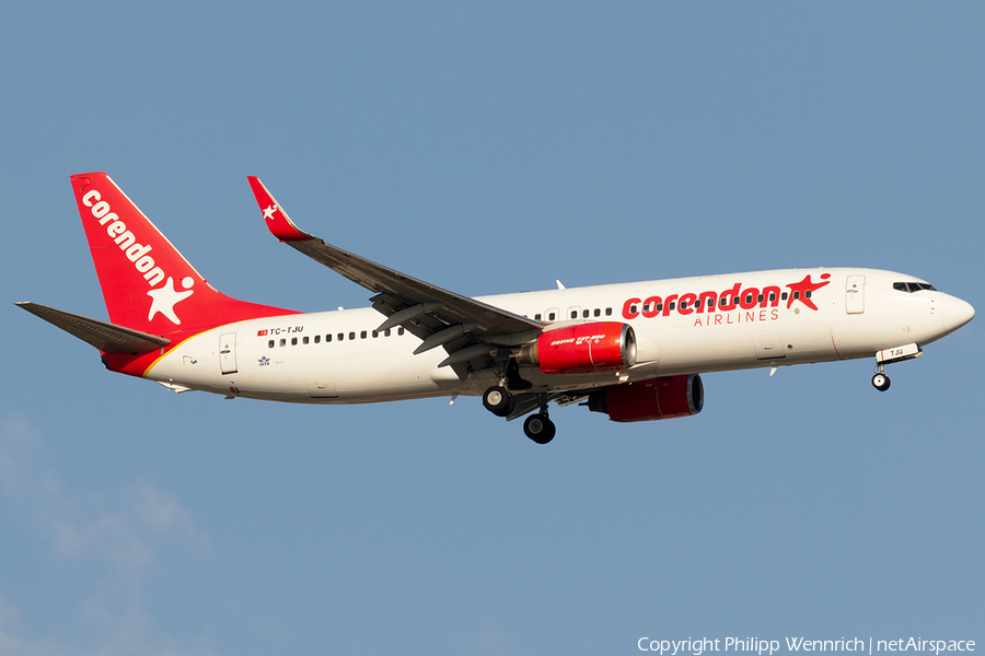 Corendon Airlines Boeing 737-8HX (TC-TJU) | Photo 333921