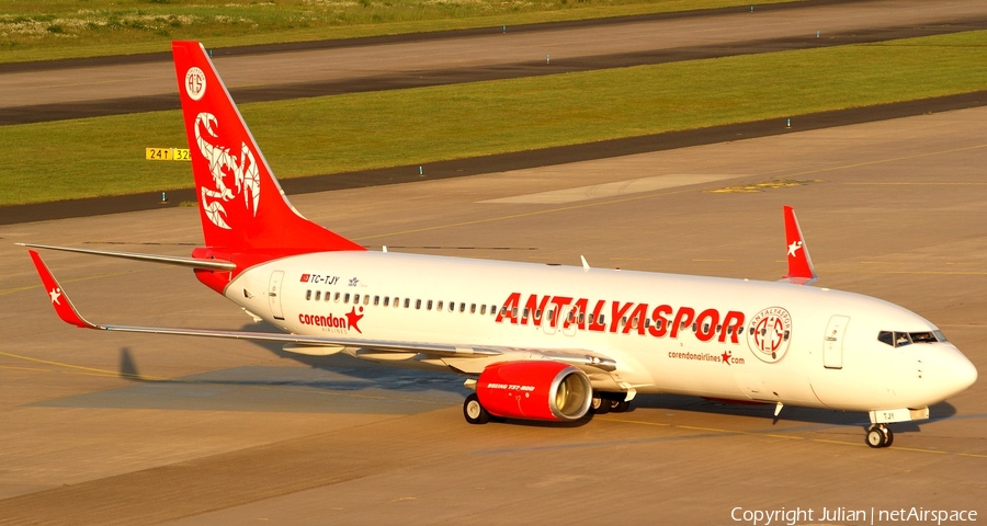 Corendon Airlines Boeing 737-8AS (TC-TJY) | Photo 452372