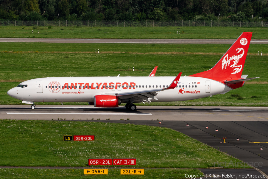 Corendon Airlines Boeing 737-8AS (TC-TJY) | Photo 465952