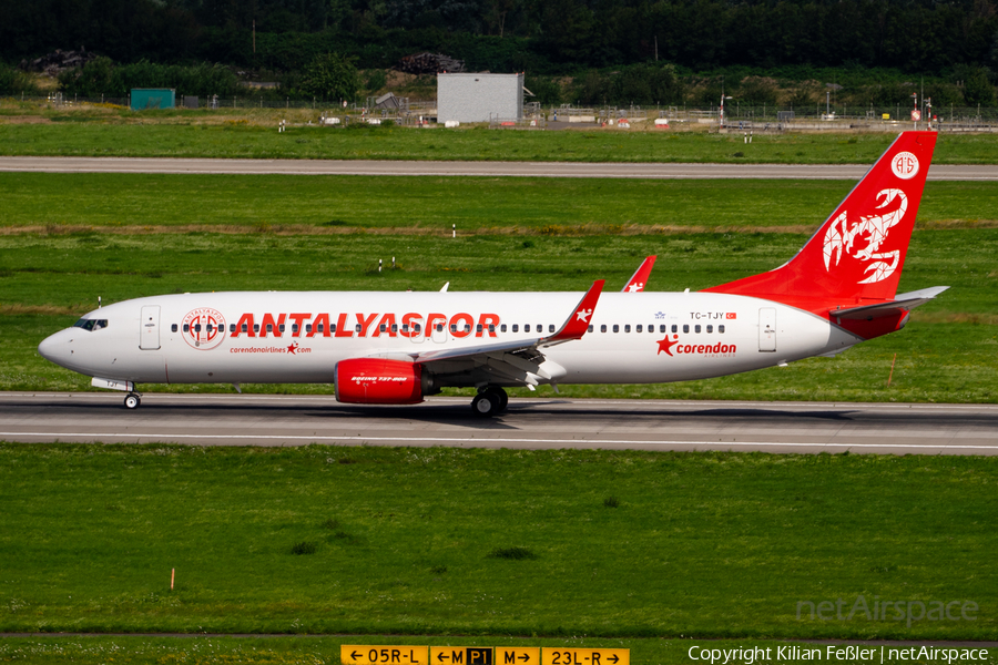 Corendon Airlines Boeing 737-8AS (TC-TJY) | Photo 465953