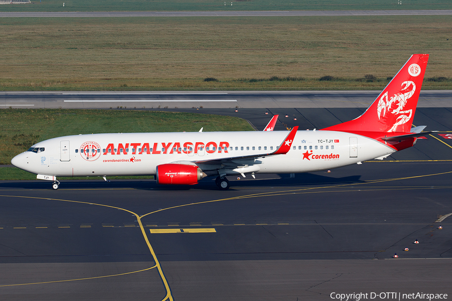 Corendon Airlines Boeing 737-8AS (TC-TJY) | Photo 476757