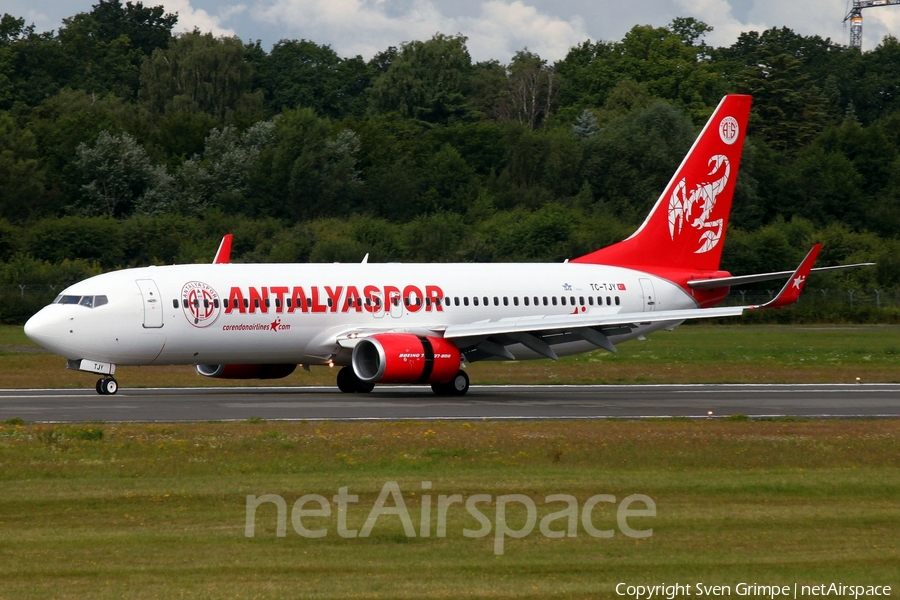 Corendon Airlines Boeing 737-8AS (TC-TJY) | Photo 464083