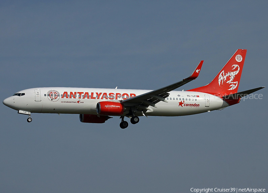 Corendon Airlines Boeing 737-8AS (TC-TJY) | Photo 484010