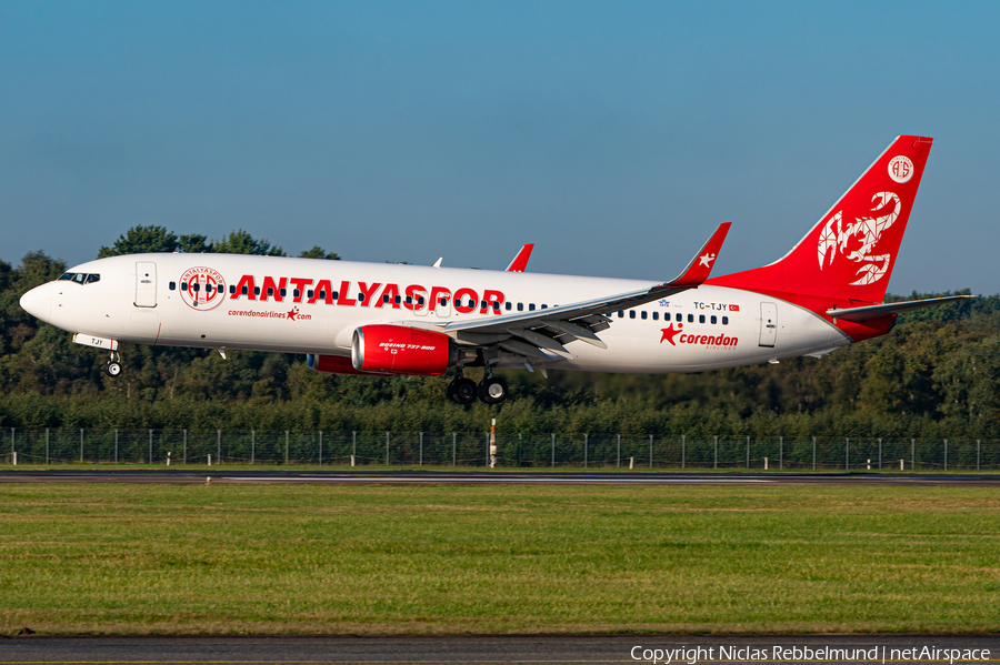 Corendon Airlines Boeing 737-8AS (TC-TJY) | Photo 528751