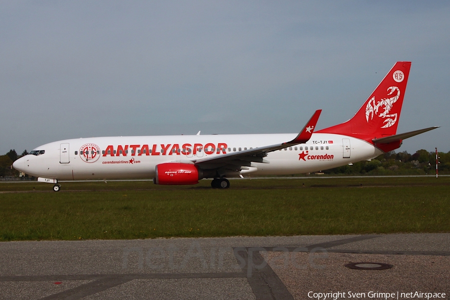Corendon Airlines Boeing 737-8AS (TC-TJY) | Photo 568841