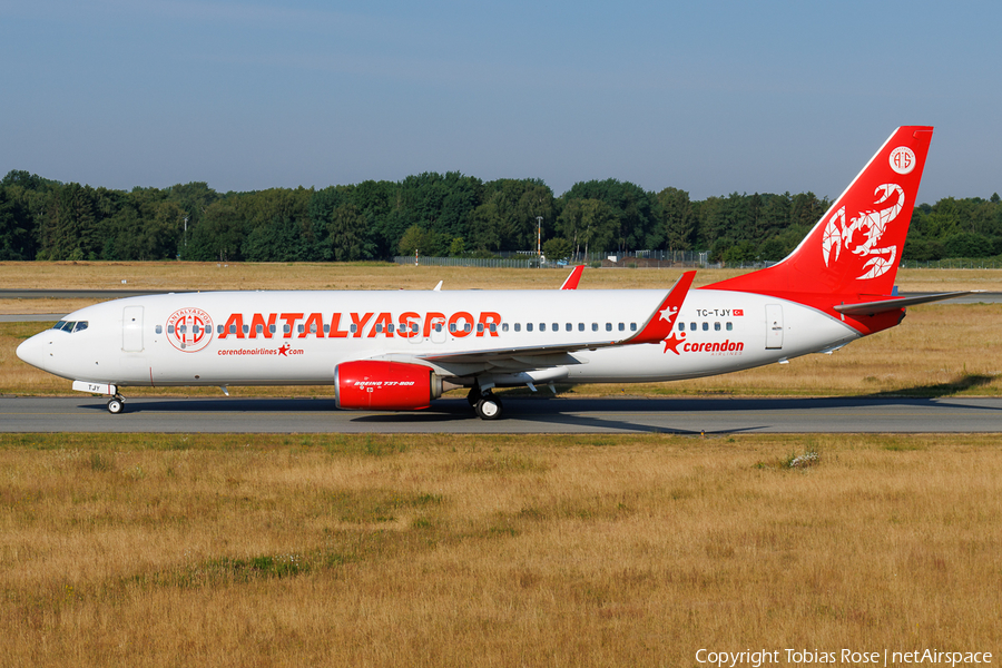 Corendon Airlines Boeing 737-8AS (TC-TJY) | Photo 582043