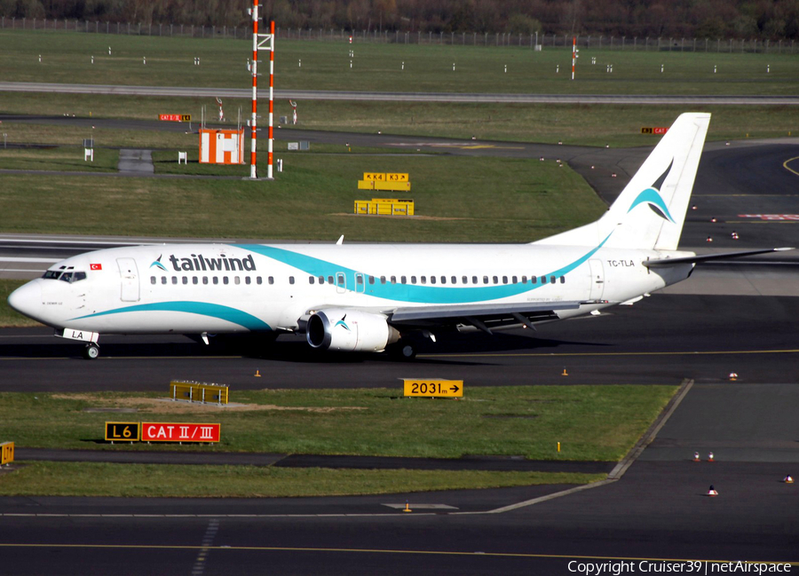 Tailwind Airlines Boeing 737-4Q8 (TC-TLA) | Photo 270309