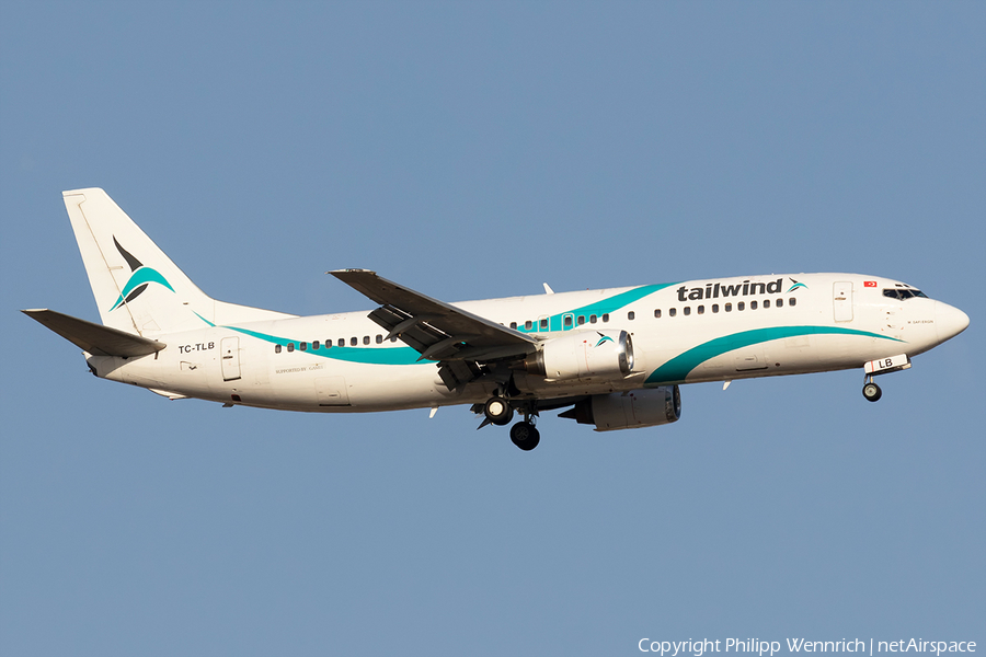 Tailwind Airlines Boeing 737-4Q8 (TC-TLB) | Photo 333919