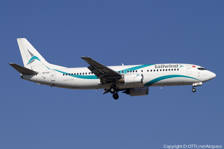 Tailwind Airlines Boeing 737-4Q8 (TC-TLC) | Photo 391614