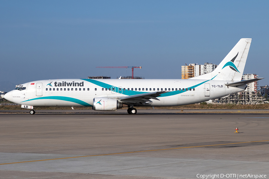 Tailwind Airlines Boeing 737-4Q8 (TC-TLD) | Photo 593279
