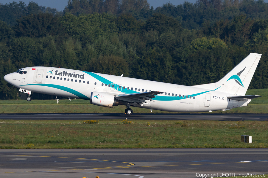 Tailwind Airlines Boeing 737-4Q8 (TC-TLD) | Photo 187249