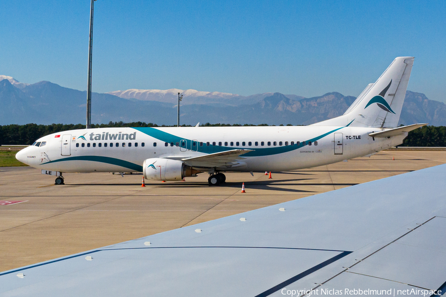 Tailwind Airlines Boeing 737-4Q8 (TC-TLE) | Photo 370794